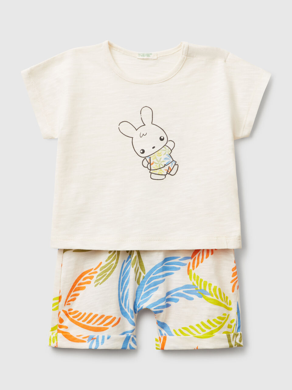SET T-SHIRT+SHORTS New Born (0-18 months) image number 1