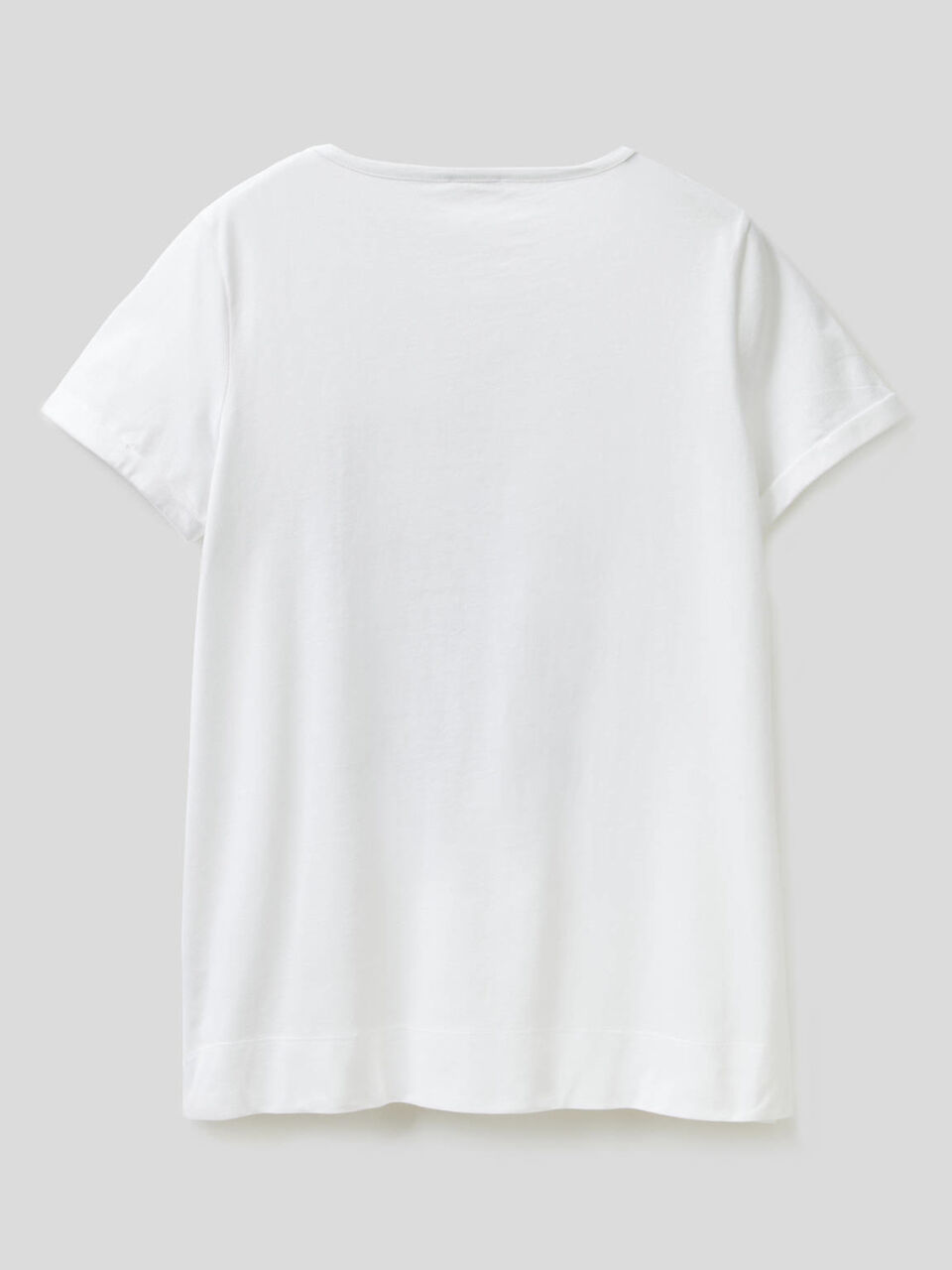 Embroidered t-shirt in pure cotton image number 2