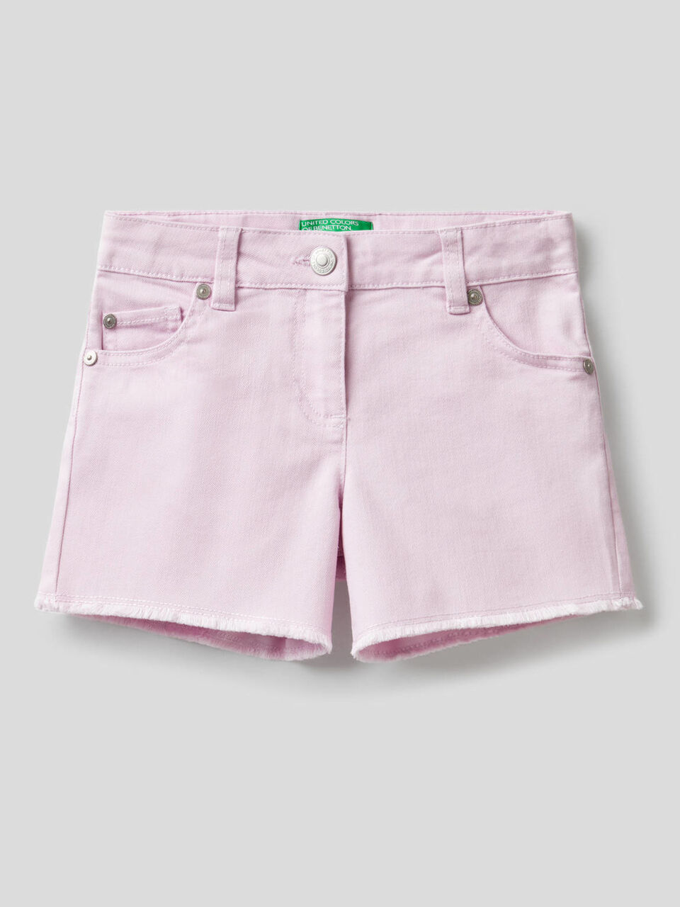 Shorts in stretch cotton blend image number null