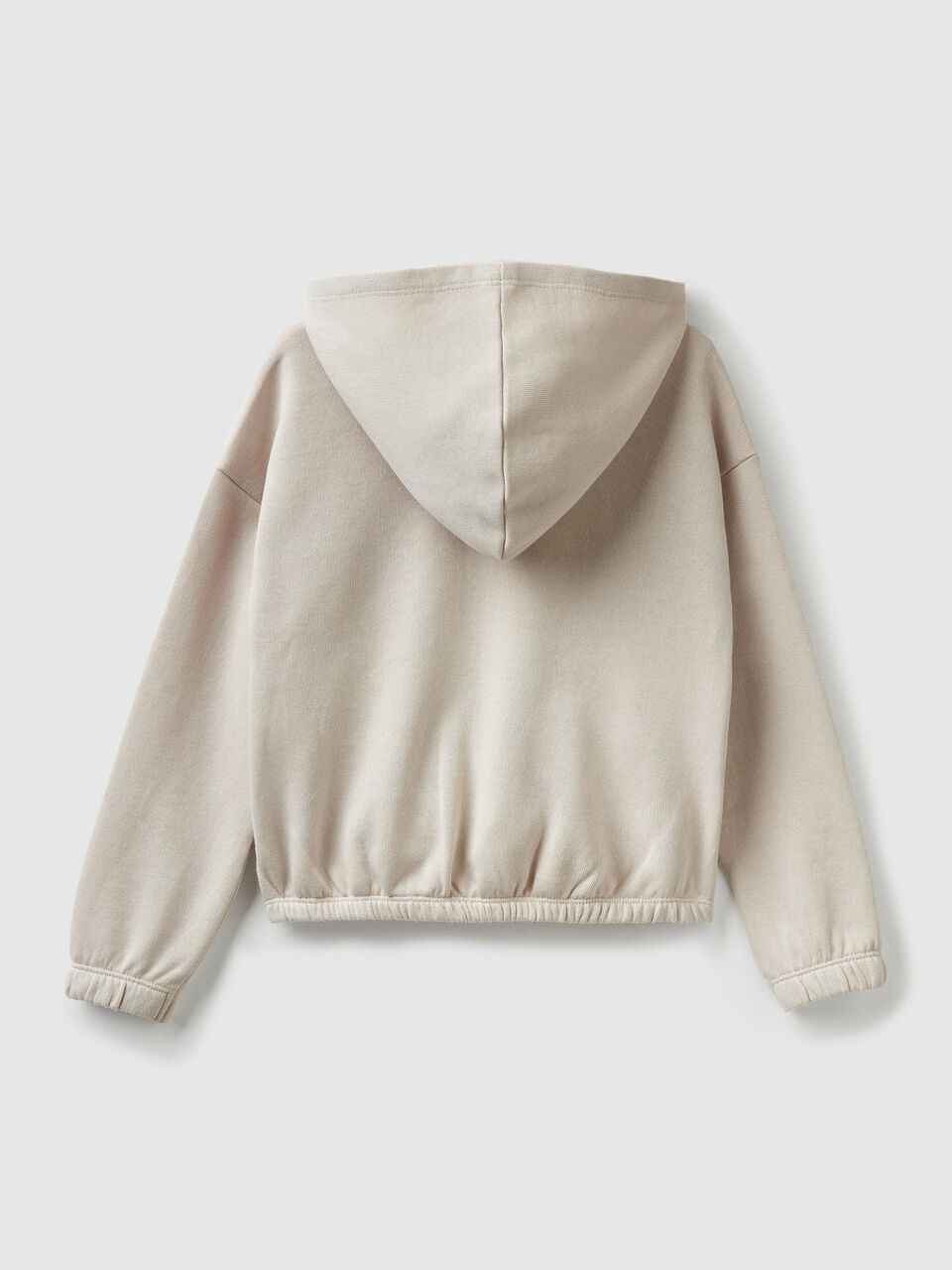 Cropped zip-up sweatshirt image number 2