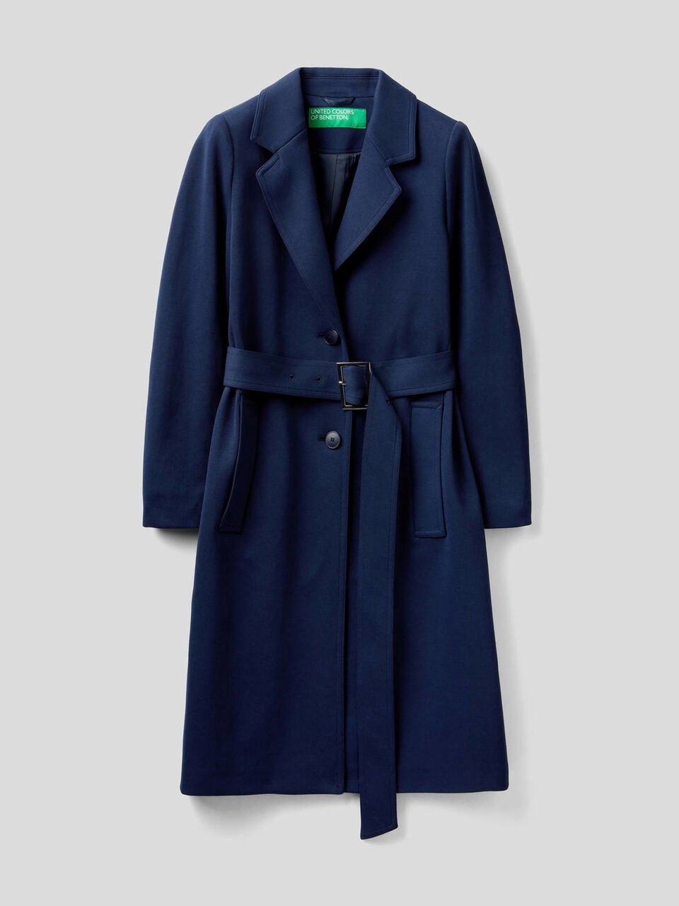 Classic duster coat with belt image number 1
