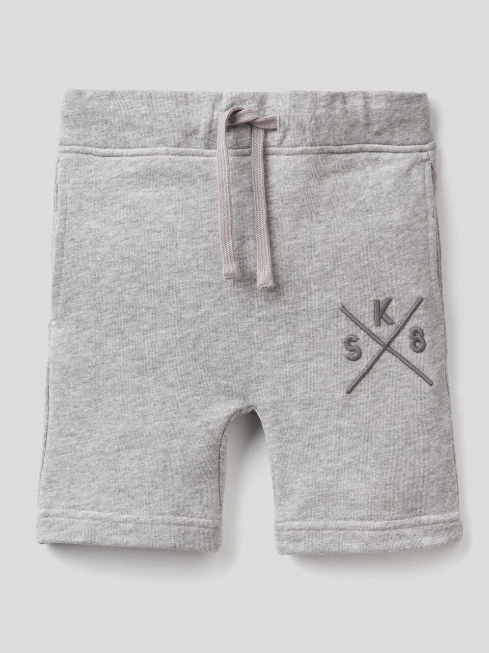 Sweat bermudas with embroidery image number 1