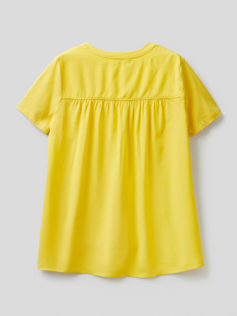 T-shirt with back in viscose image number 2