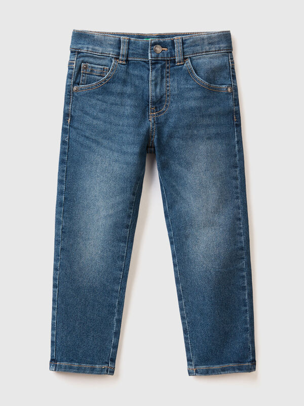 Vintage look skinny fit jeans