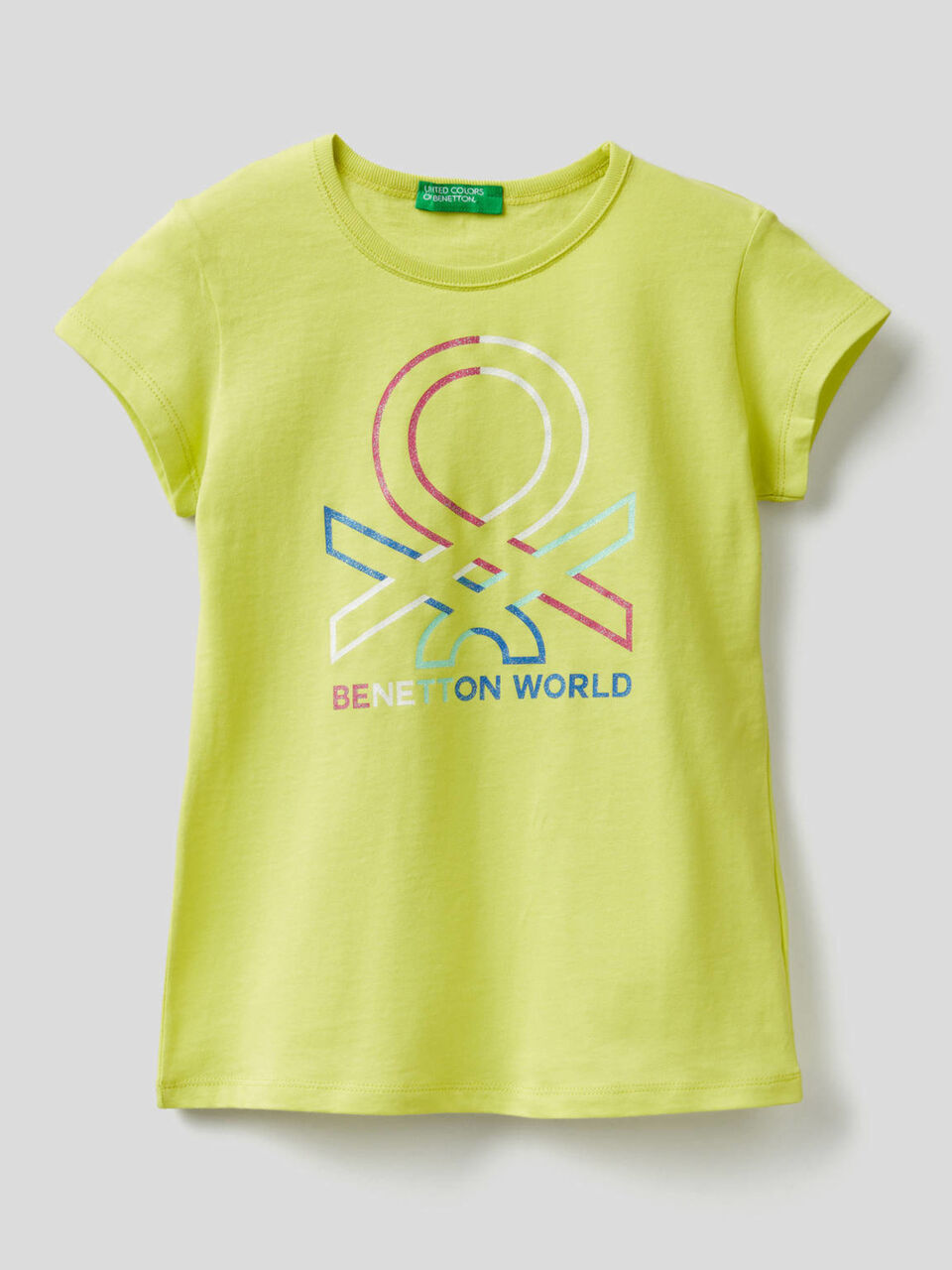 Pure cotton t-shirt with print image number 1