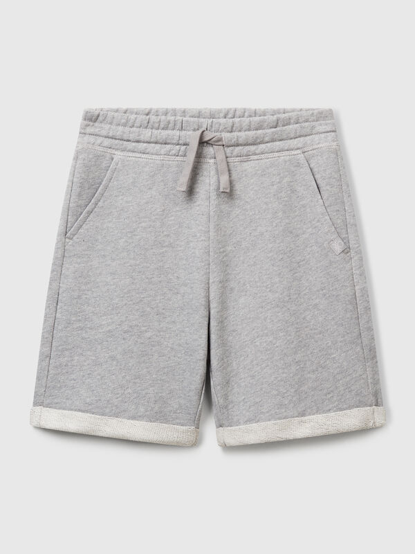 Bermudas in pure cotton sweat Junior Boy