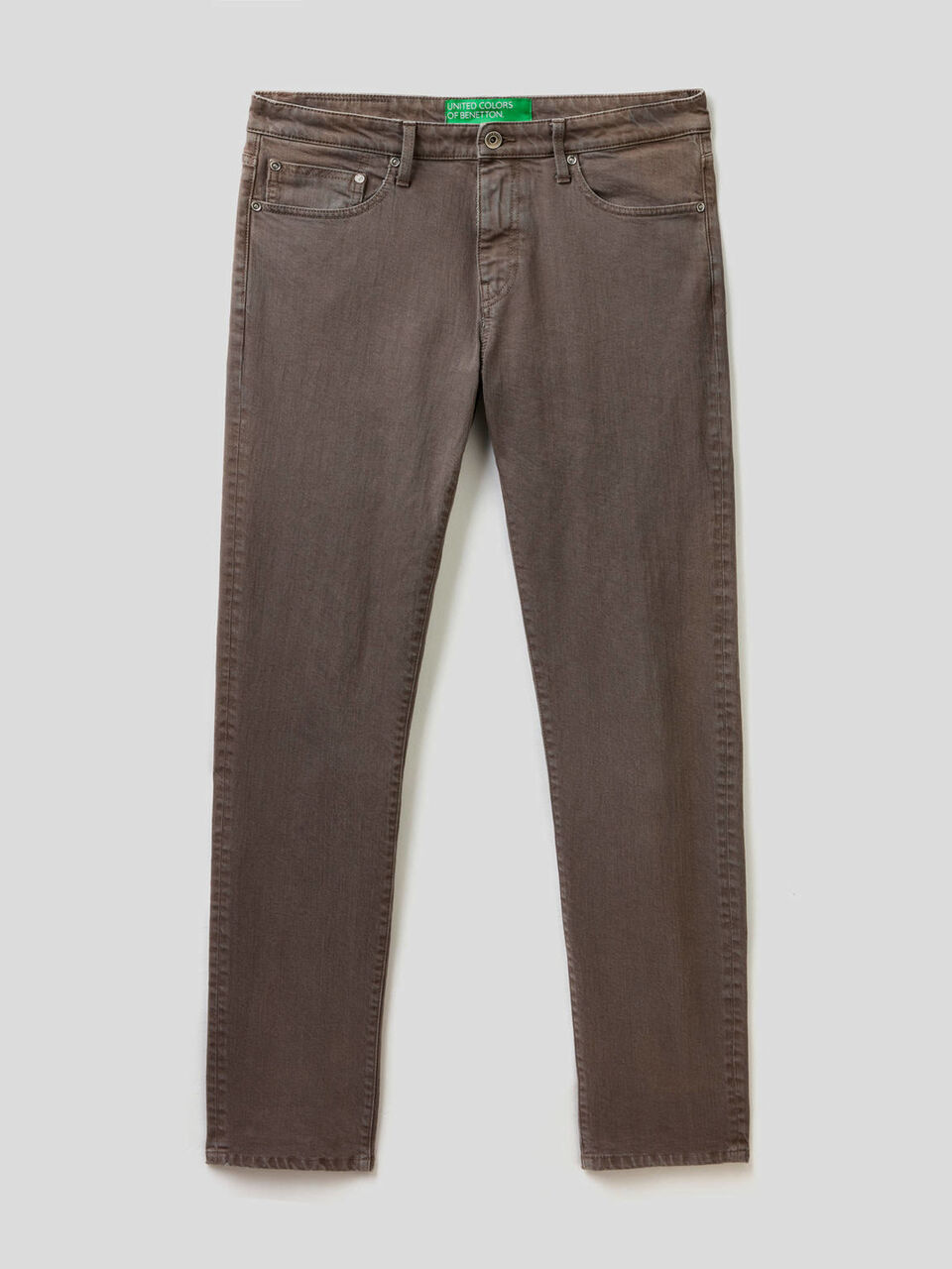 Five pocket trousers in stretch cotton image number 1