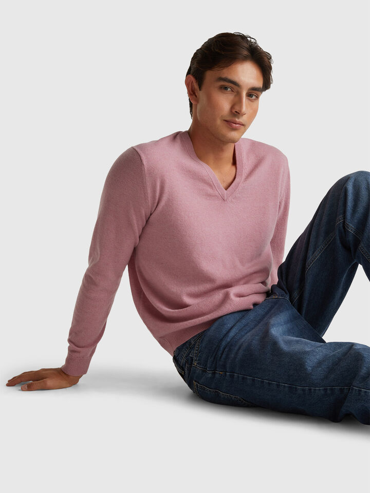 V NECK SWEATER L/S Men