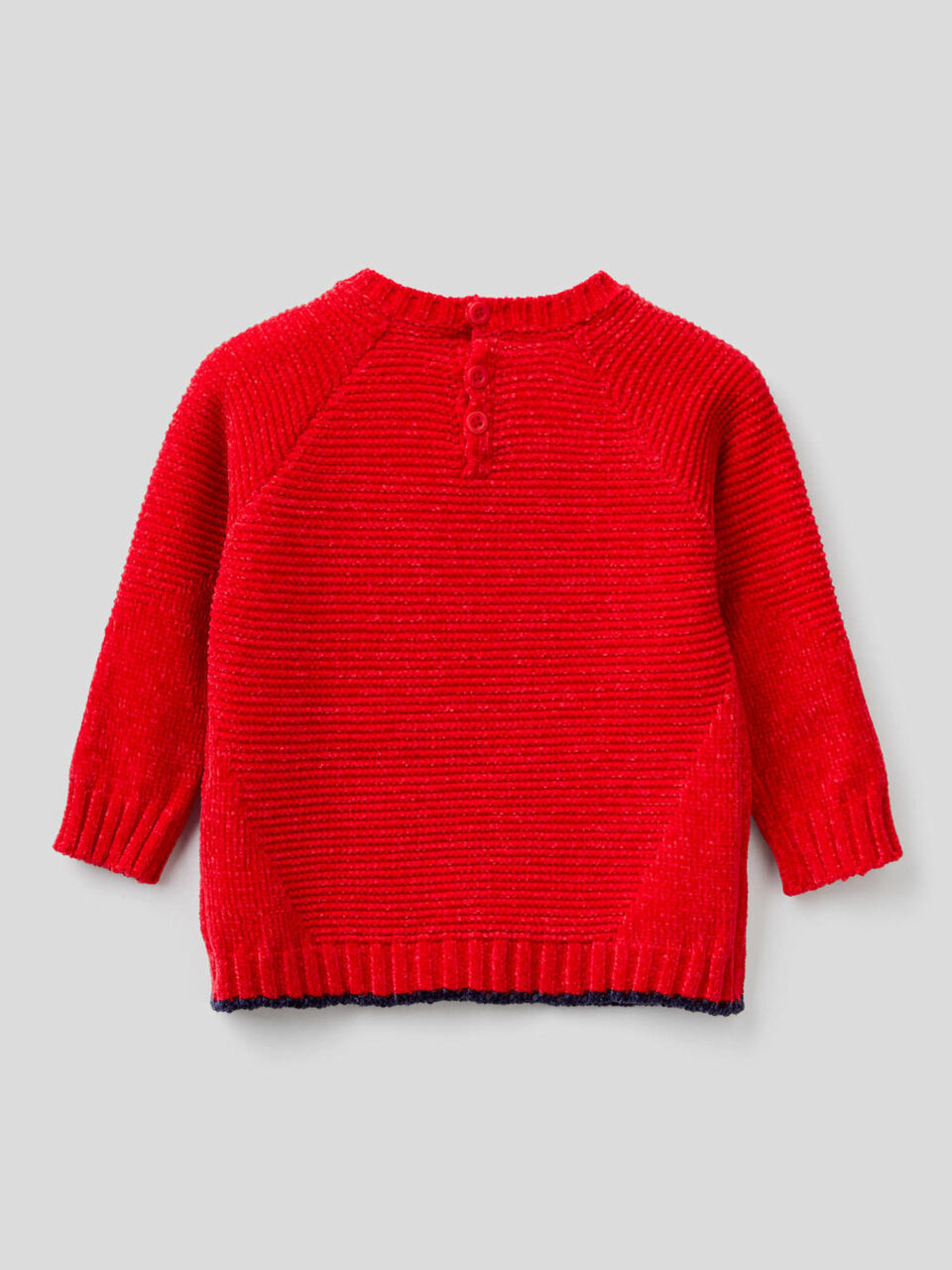 Sweater in chenille with pockets image number 2
