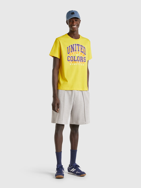 Bermudas in cotton sweat Men