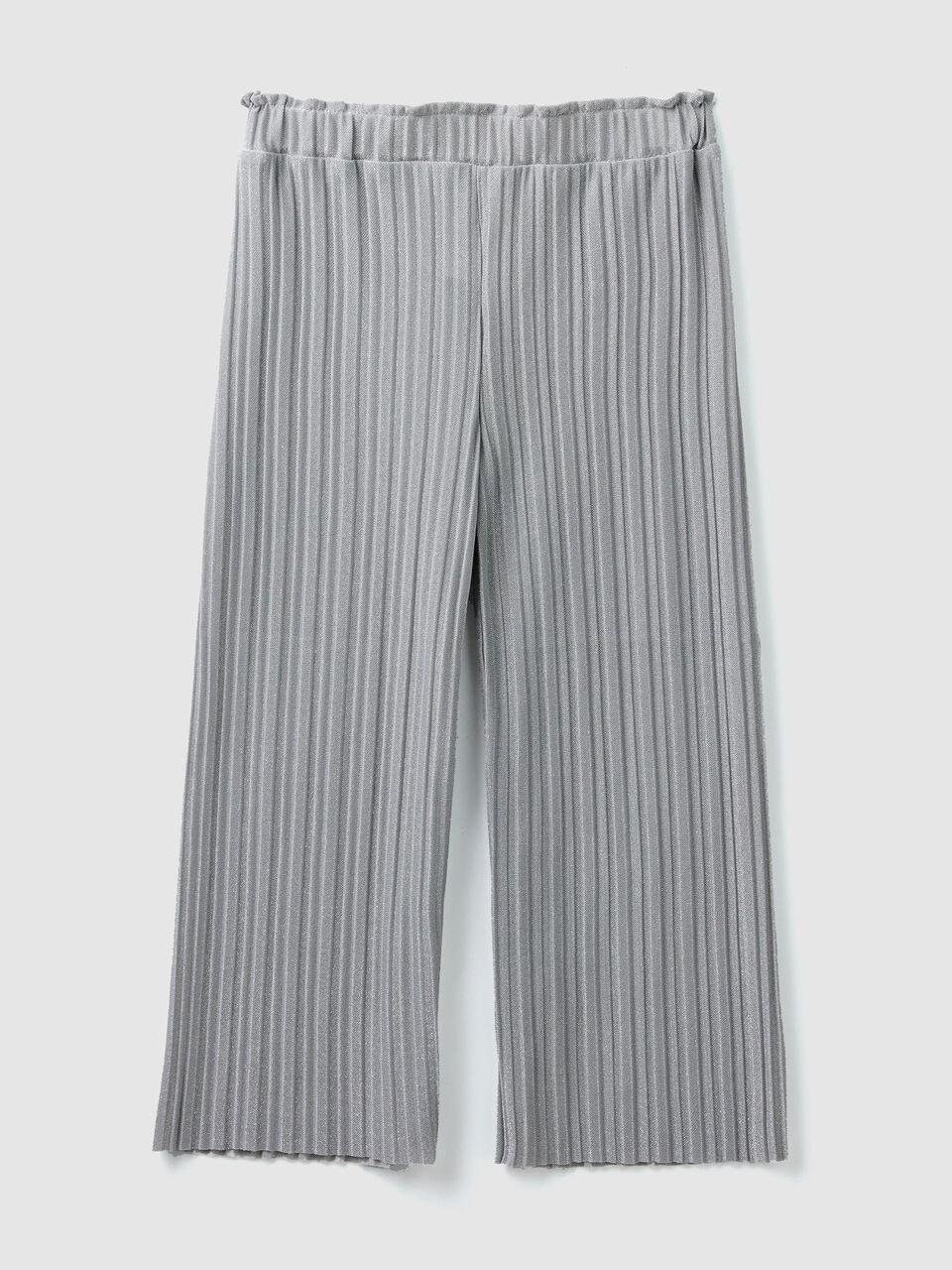 Pleated trousers with lurex image number 1
