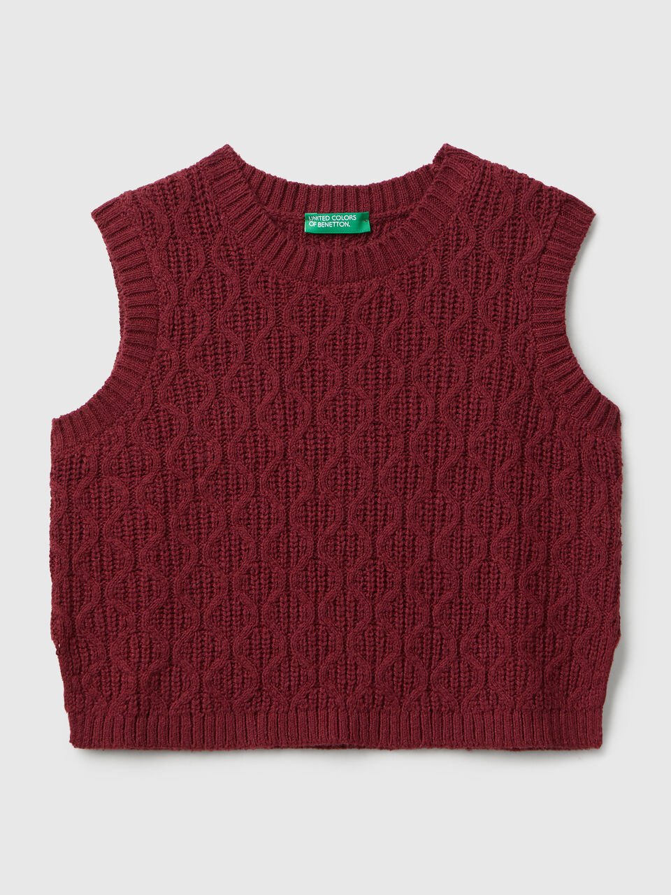 SLEEVELESS SWEATER Junior Girl image number 1