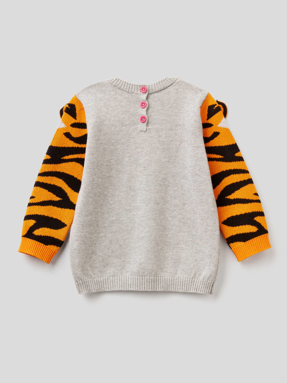 Sweater with tiger inlay image number 2