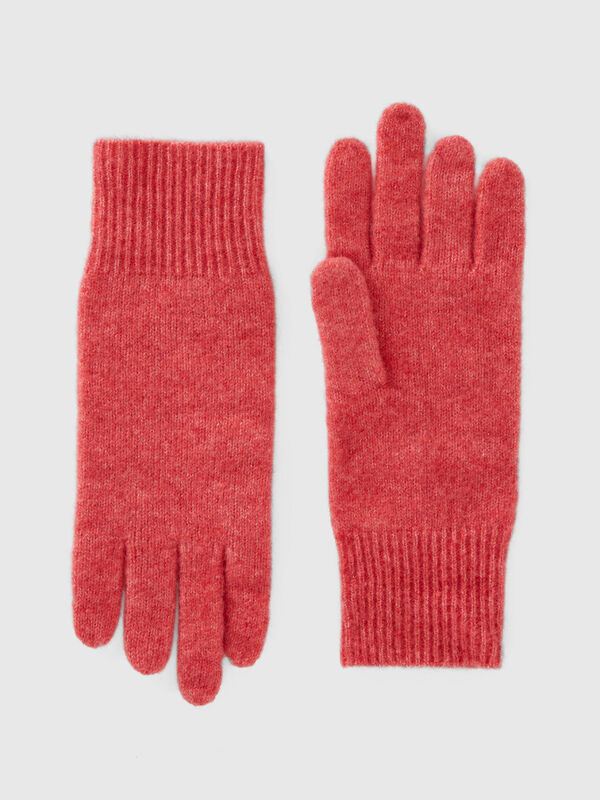 Gloves in recycled yarn Women