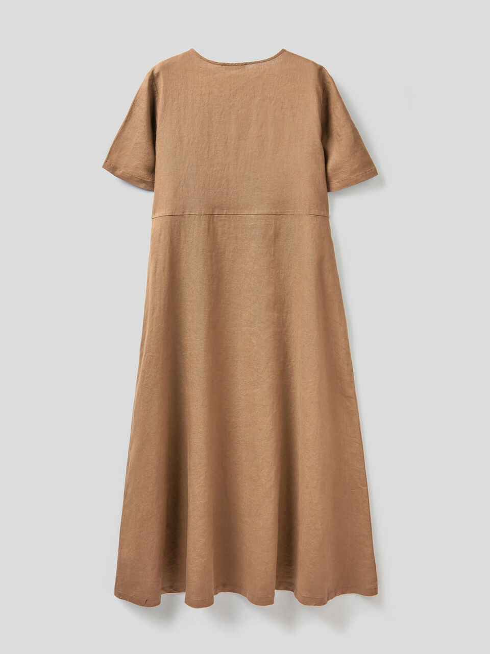 Long 100% linen dress image number 2