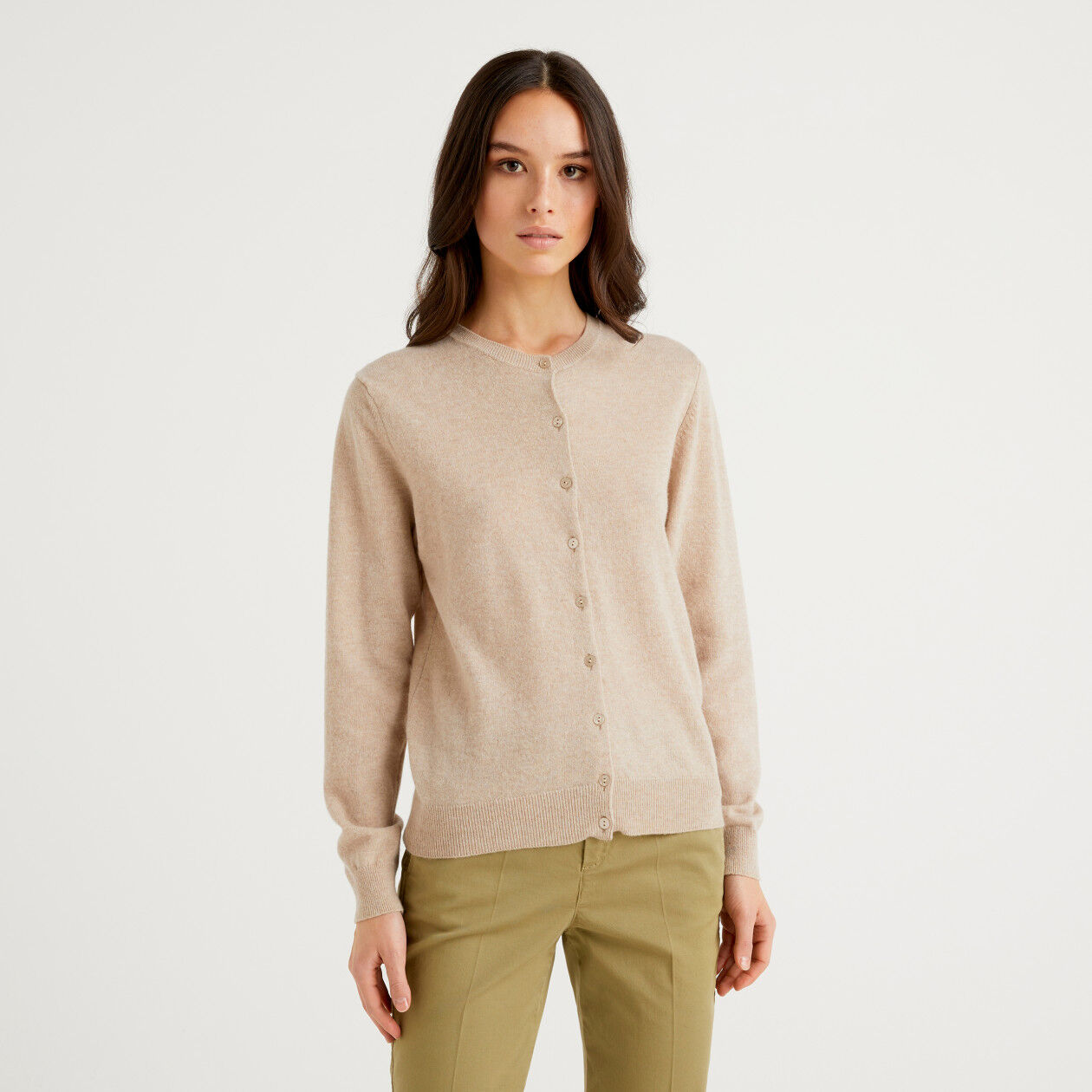 beige cardigan womens