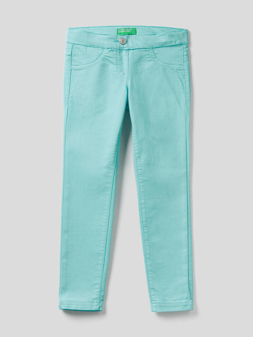 Twill trousers in stretch cotton blend. image number 1