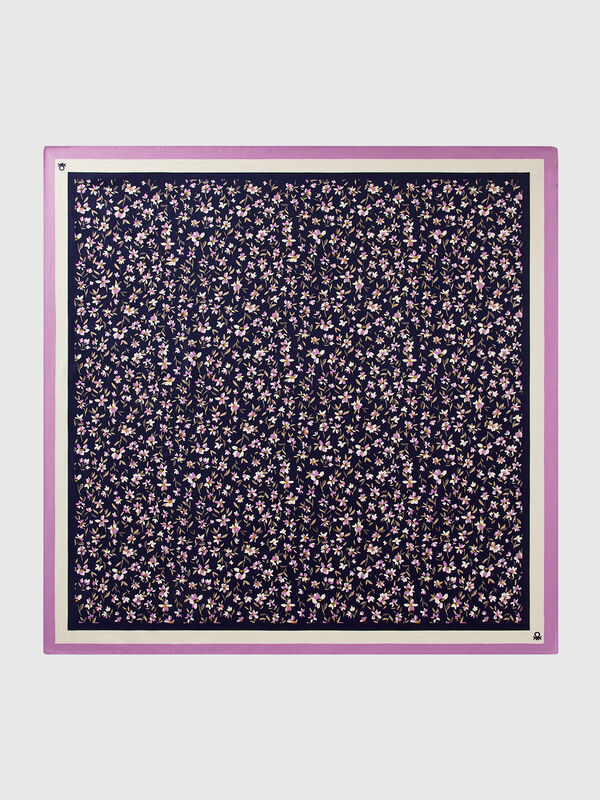 Patterned foulard in fabric Women
