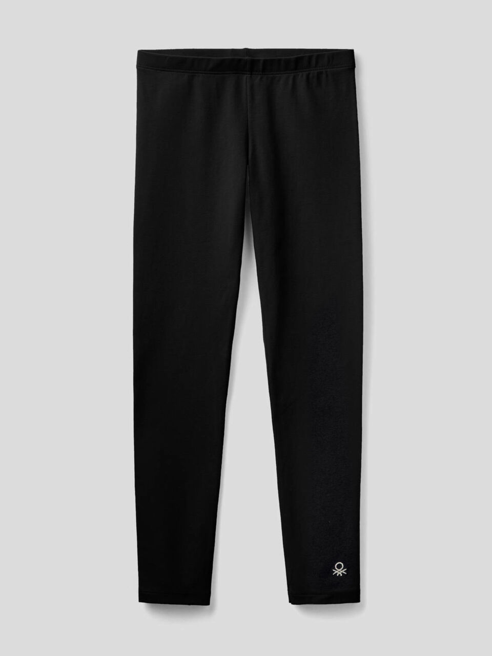 Leggings with lurex logo image number 1