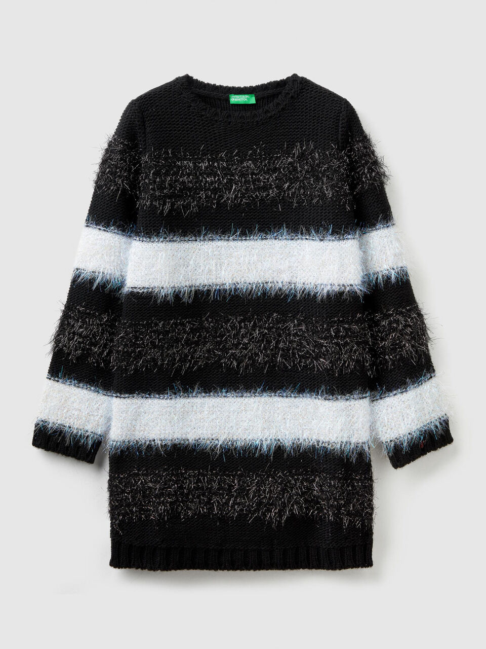 Knit dress with stripes image number 1