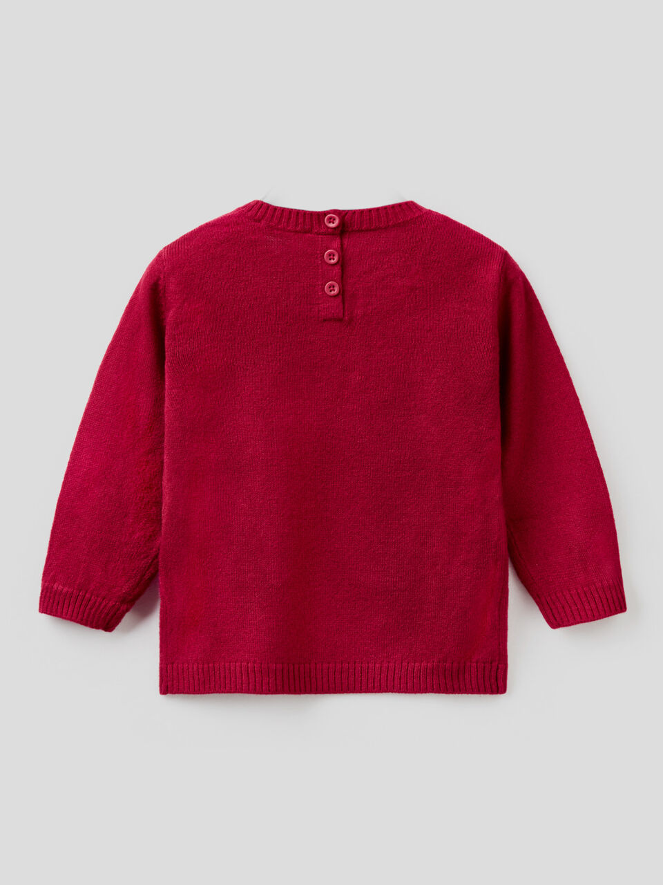 Sweater with inlaid design image number 2