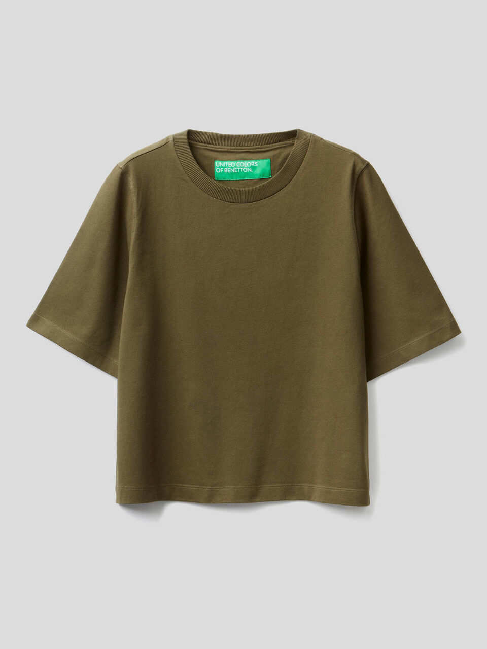 100% cotton boxy fit t-shirt image number 1