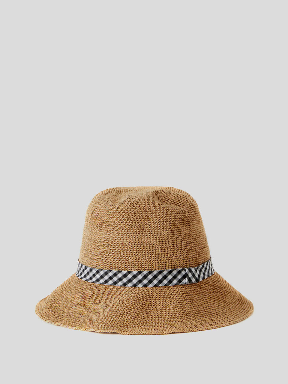 Straw-look hat image number 1