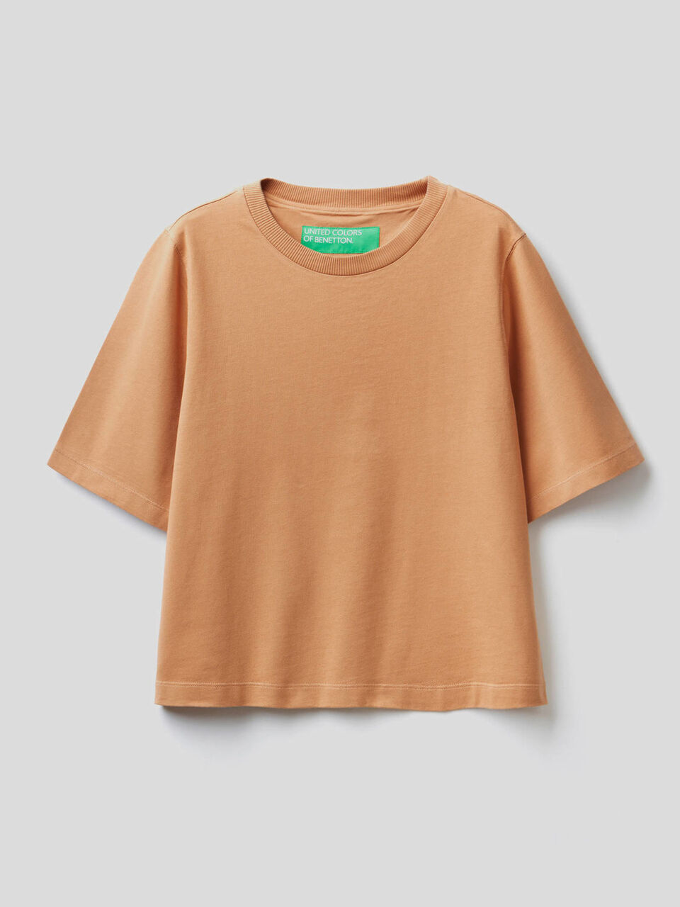 100% cotton boxy fit t-shirt image number 1