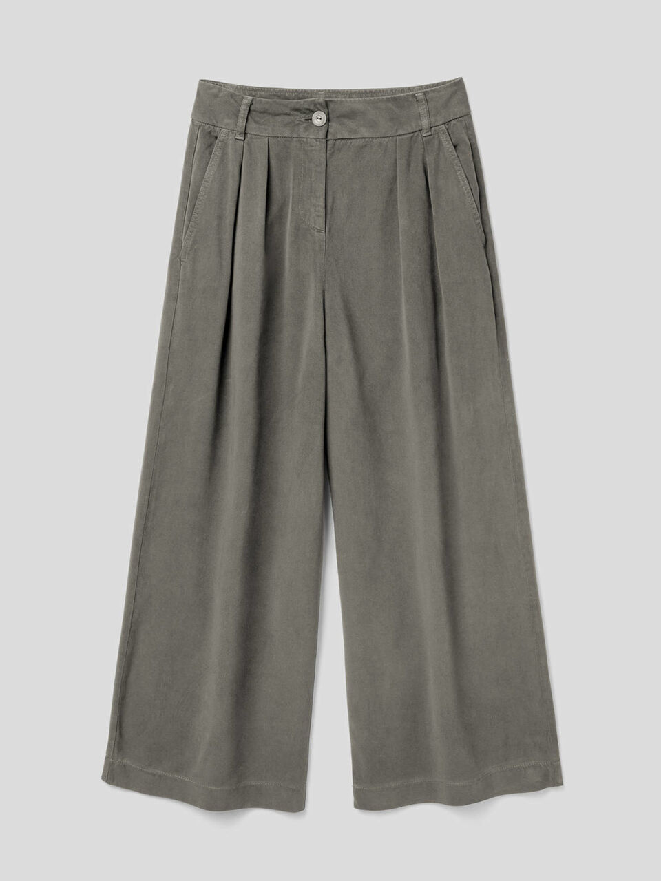 Trousers with culotte cut image number 1