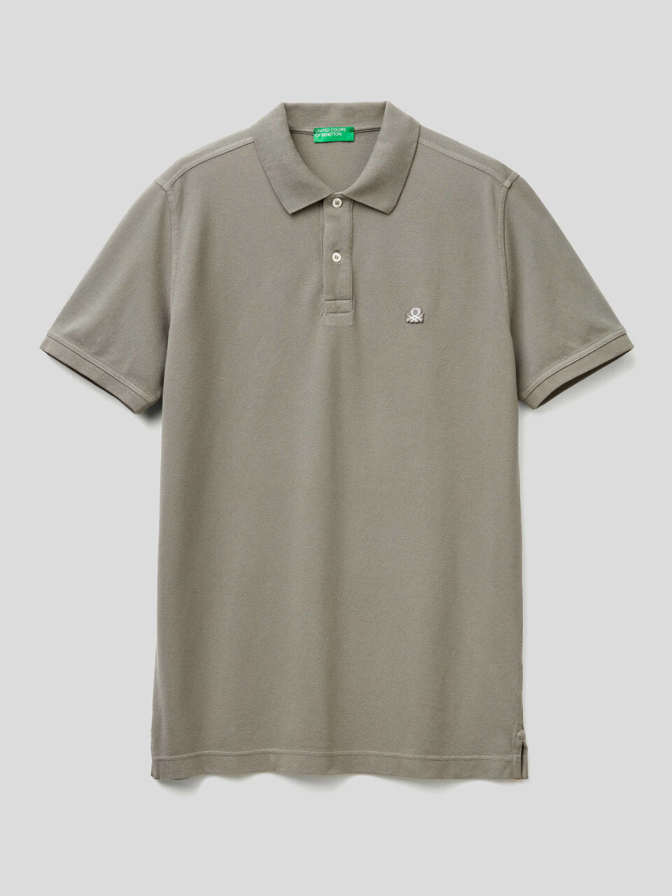 Short sleeve polo in 100% cotton image number 1