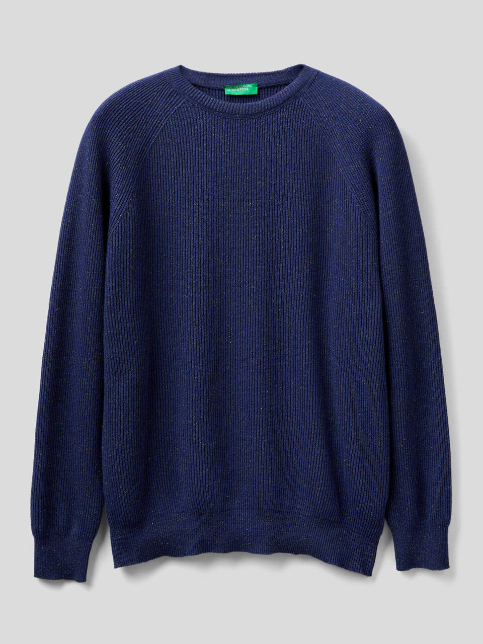 Ribbed wool and silk blend sweater image number 1