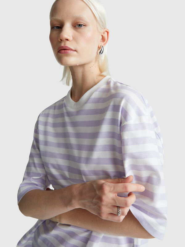 Oversized striped t-shirt Women