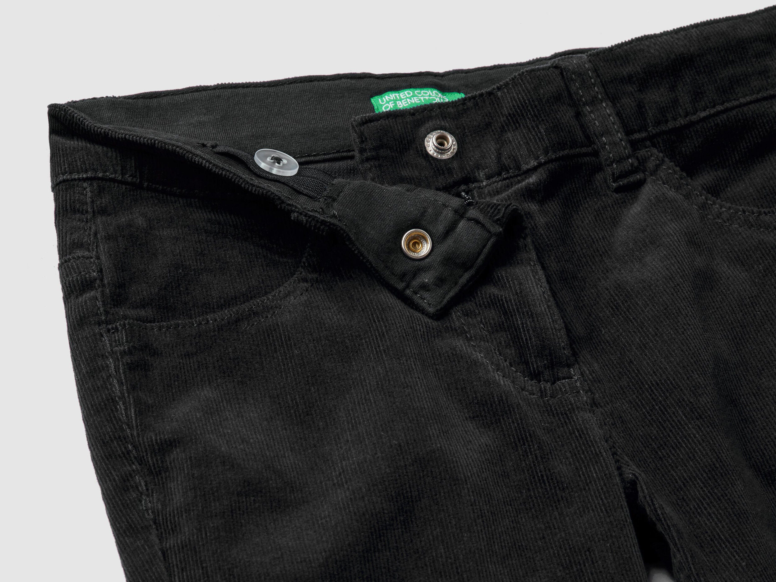 stretch velvet trousers