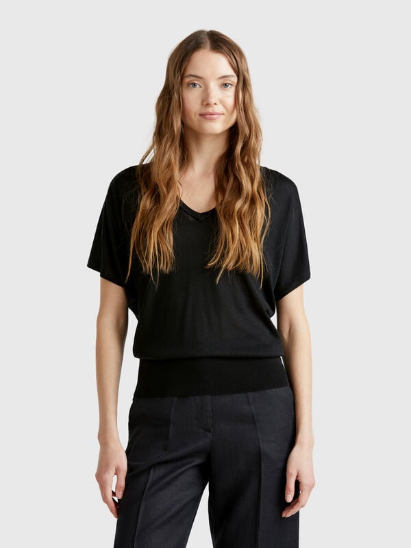Short sleeve sweater Women