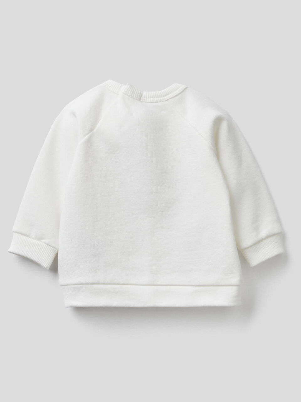 Organic cotton sweatshirt with animal print image number 2