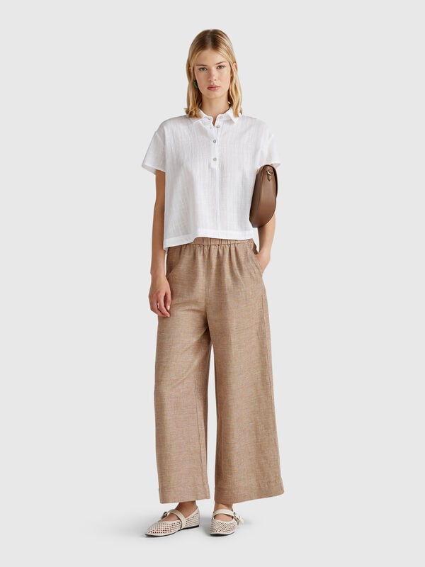 Trousers with wide leg Women
