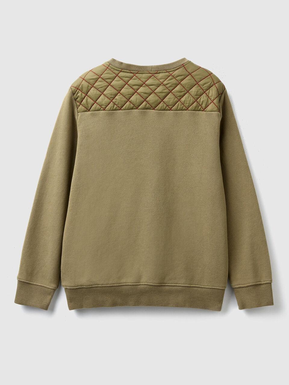 Sweatshirt with quilted details image number 2