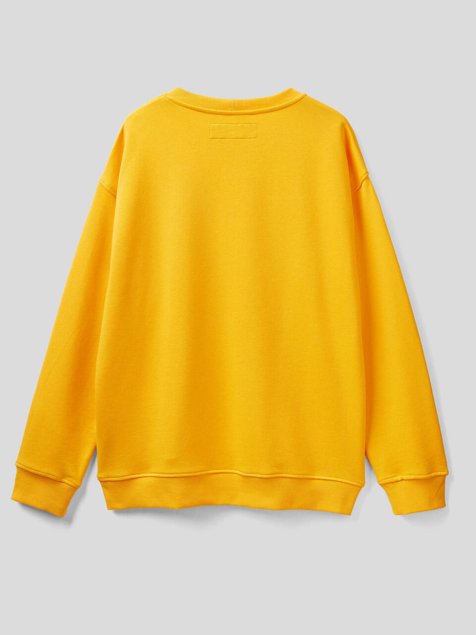 100% cotton sweatshirt with applied logo image number 2