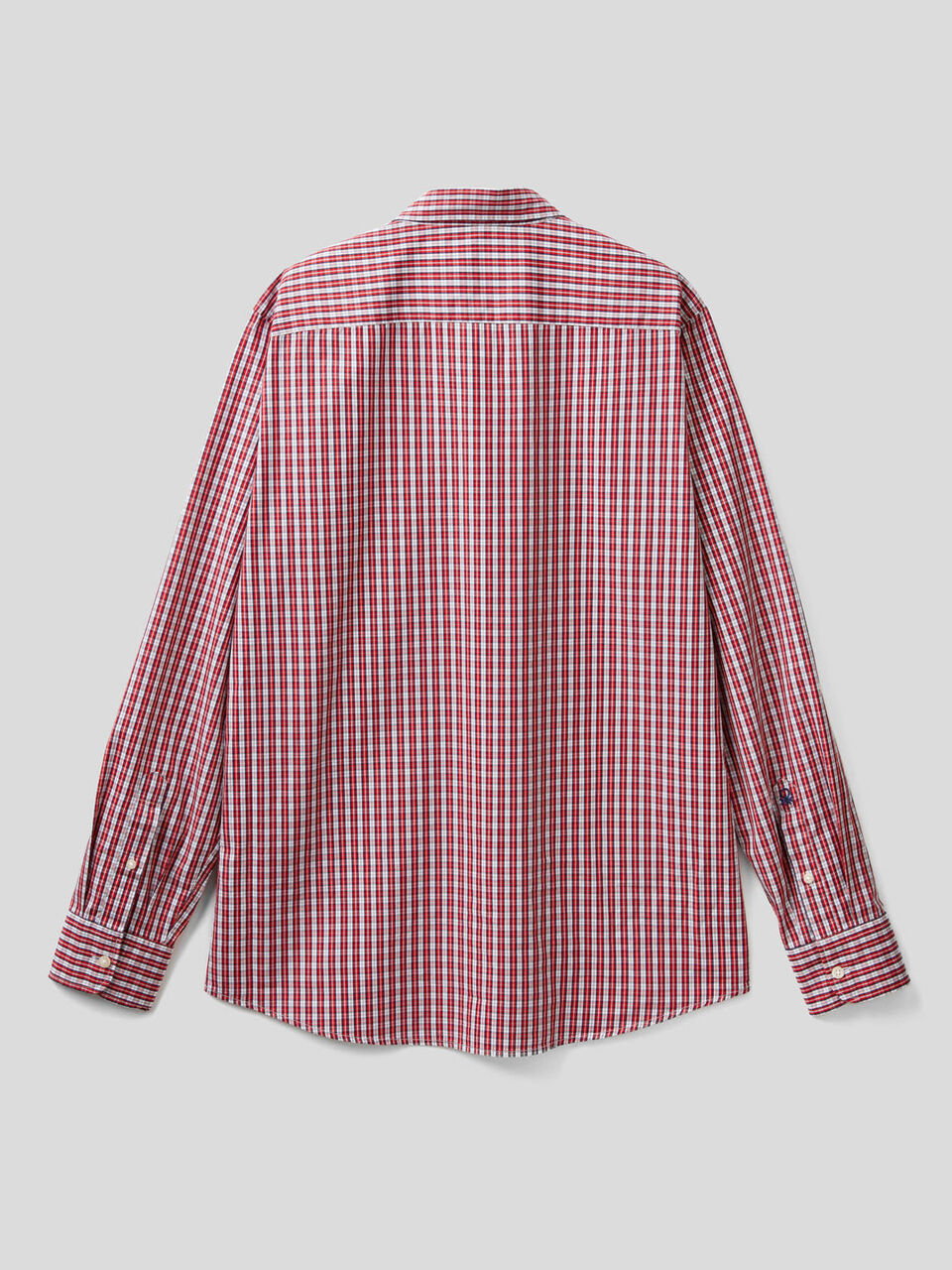 Slim fit shirt in yard dyed cotton image number null