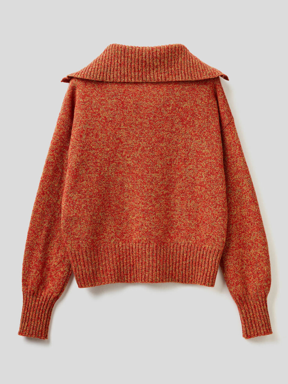 Polo in pure tricot Shetland wool image number 2