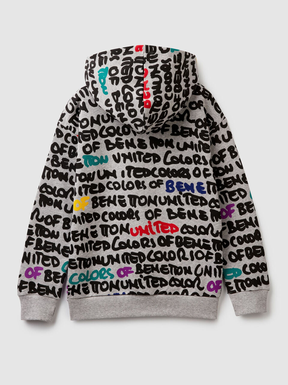 Sweatshirt with allover writing image number 2