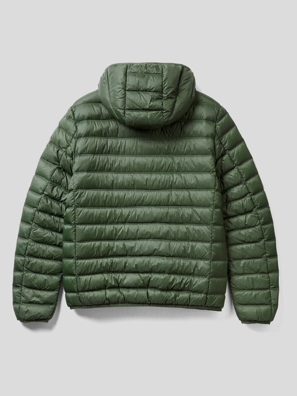 Slim fit padded jacket with hood image number 2