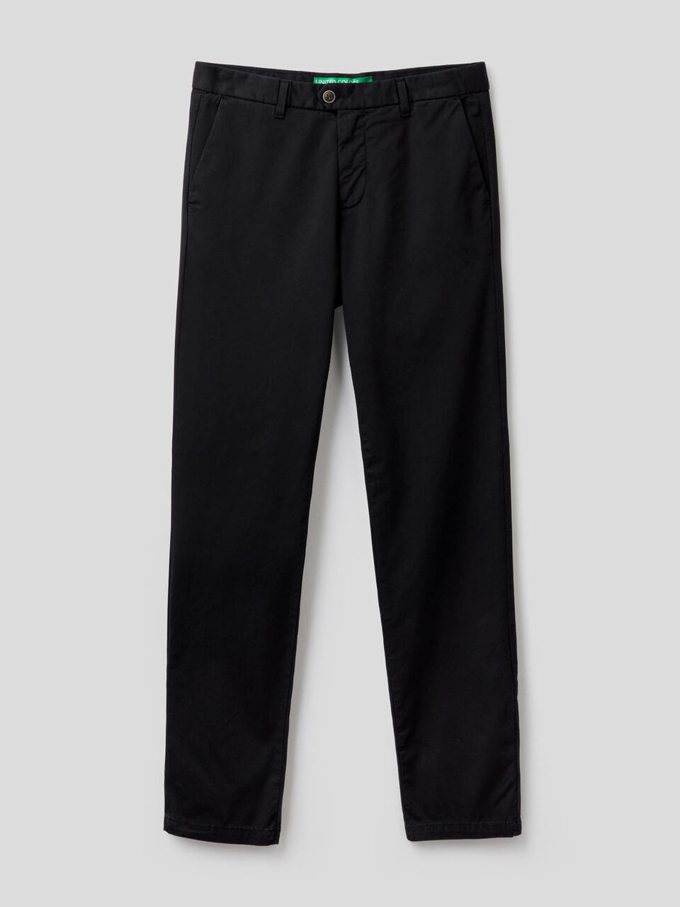 Slim fit cotton chinos image number 1