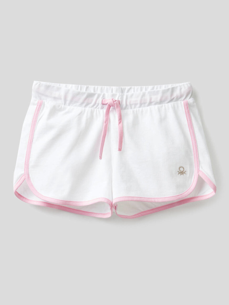100% cotton runner style shorts image number 1