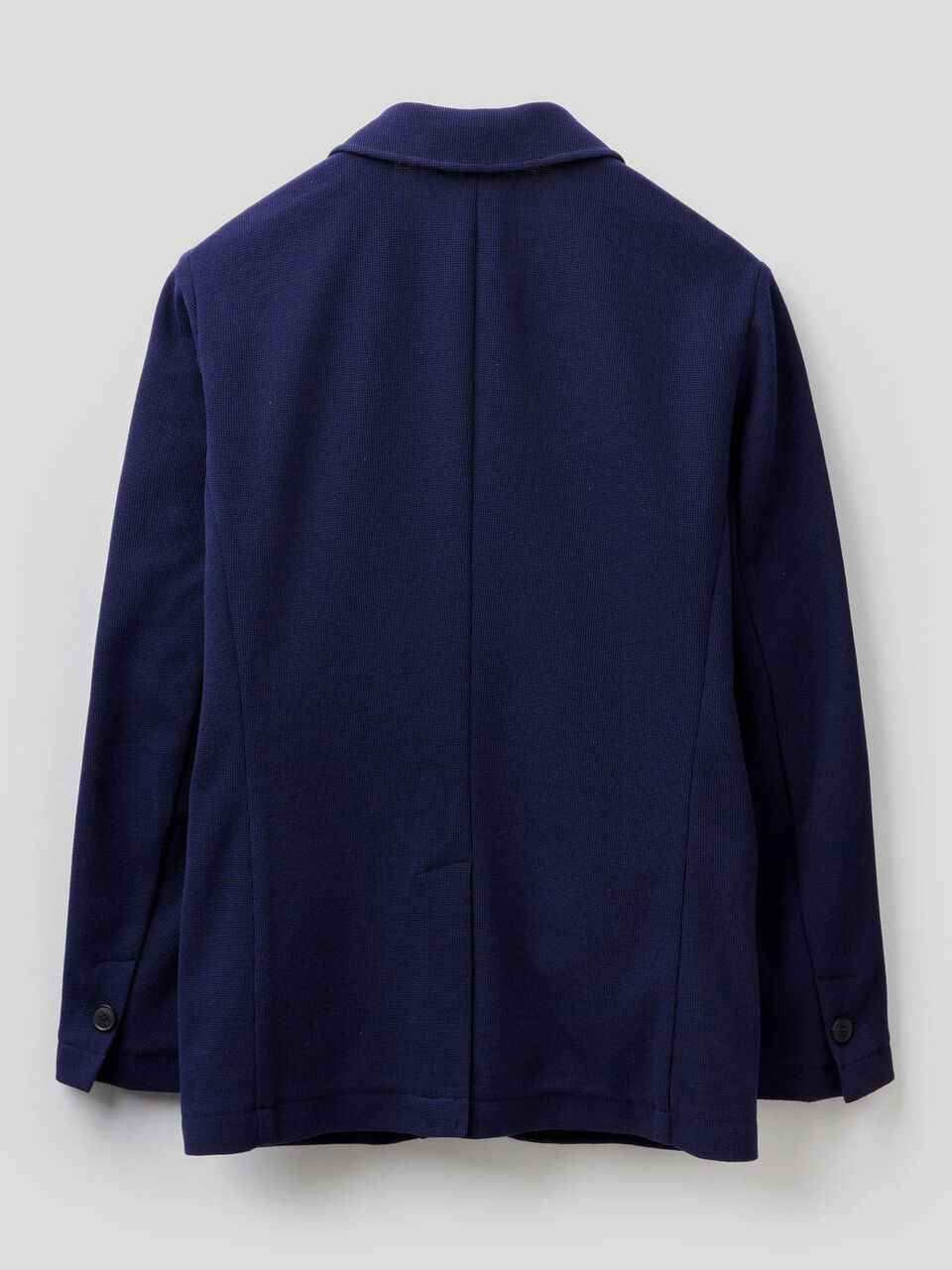 Blazer in knit cotton blend image number 2