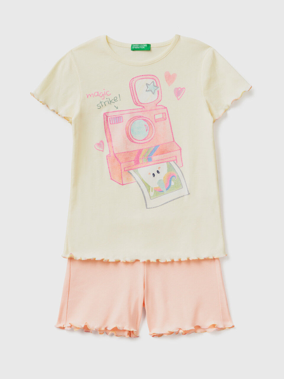Lightweight pyjamas in long fiber cotton