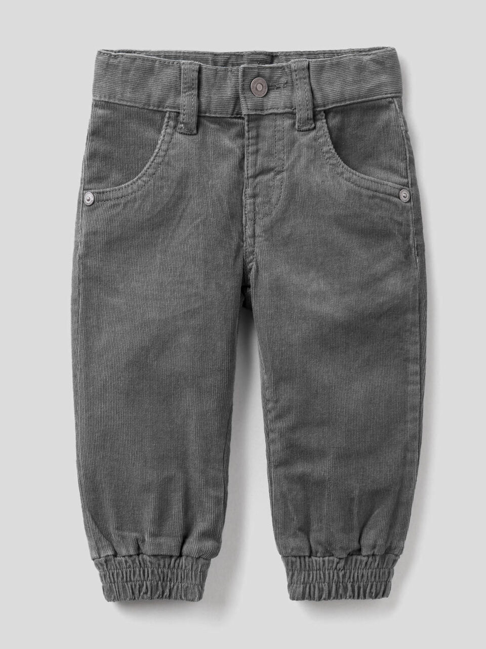 Stretch cotton velvet pants image number 1