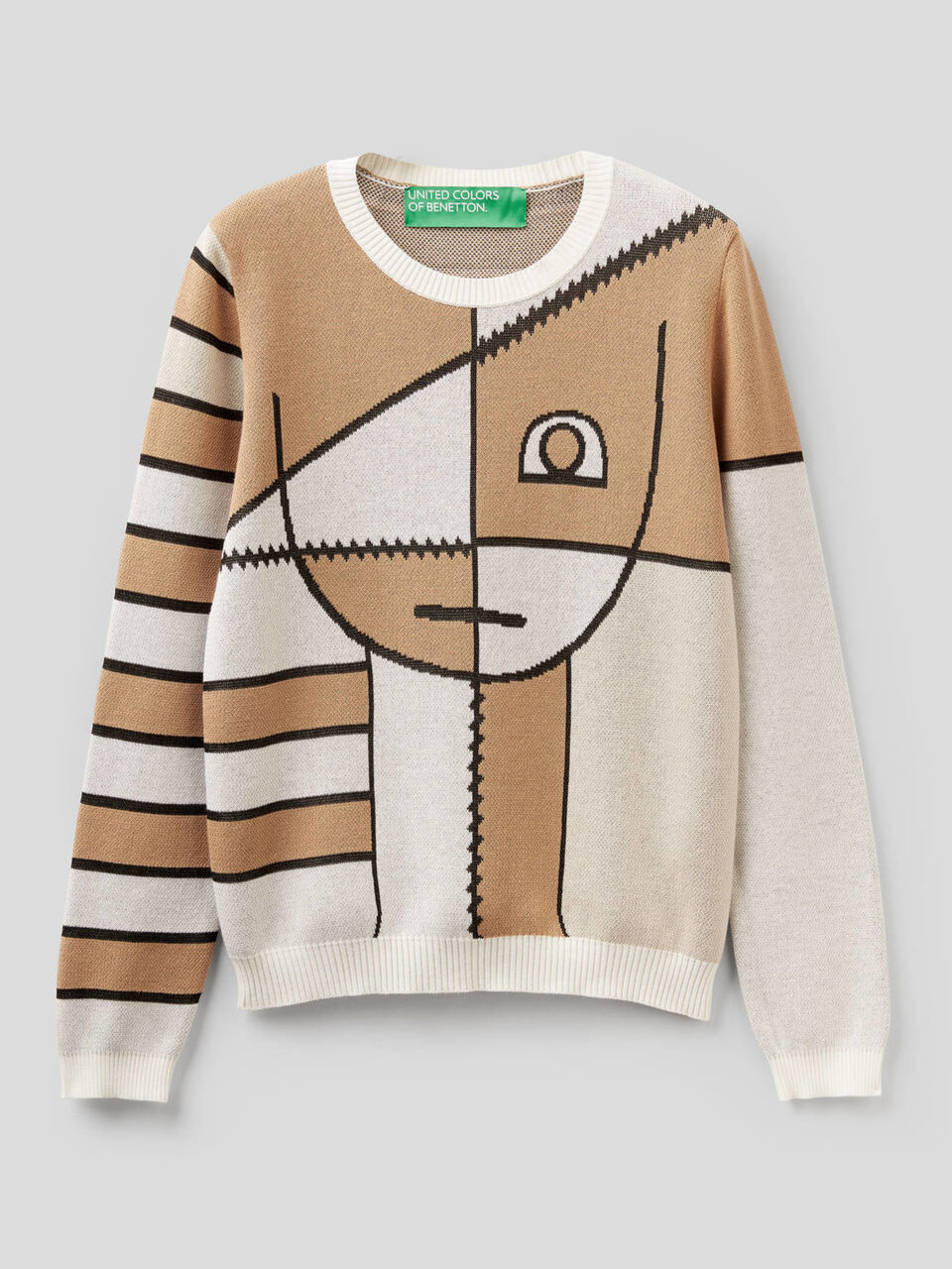 Sweater with stylized design image number 1