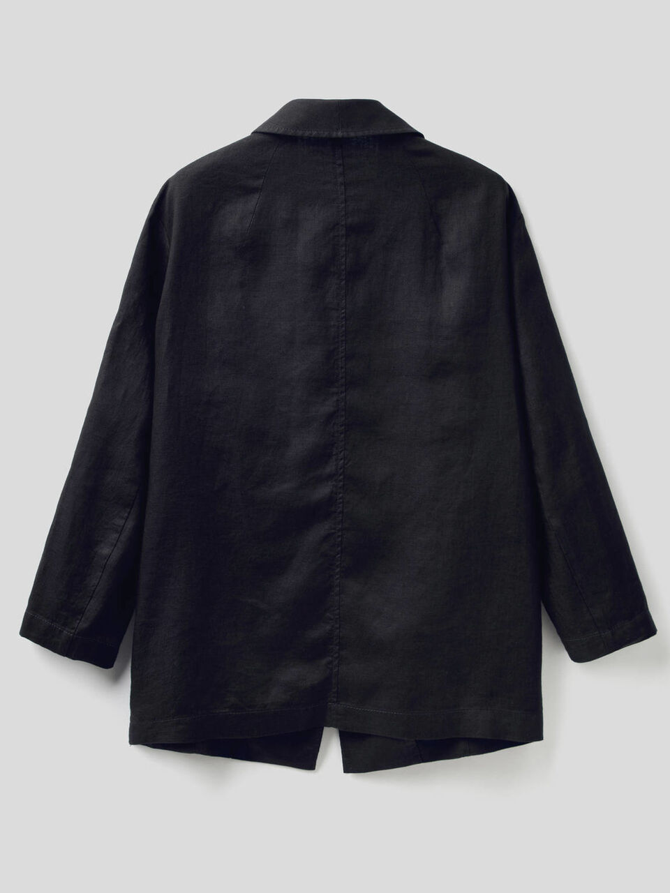 Linen blazer with 3/4 sleeves image number 2