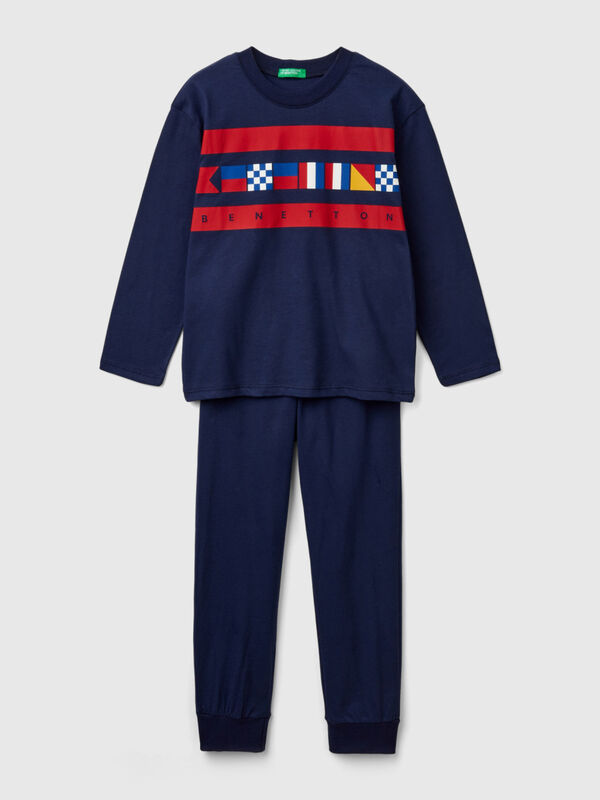 Pyjamas in long fiber cotton Junior Boy